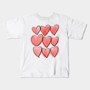 I Love you with all my hearts Kids T-Shirt